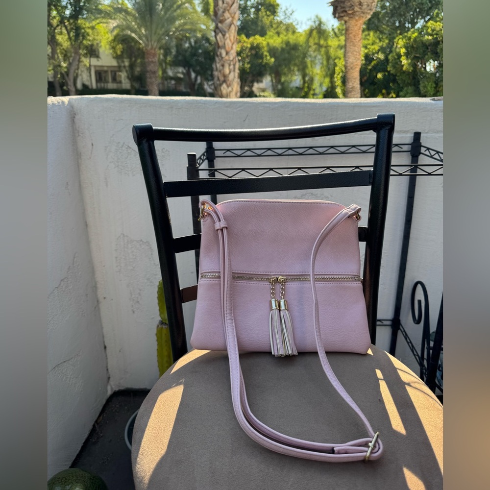 New Elegant Pink Crossbody Bag